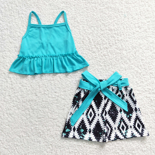 Blue Girls Summer Set