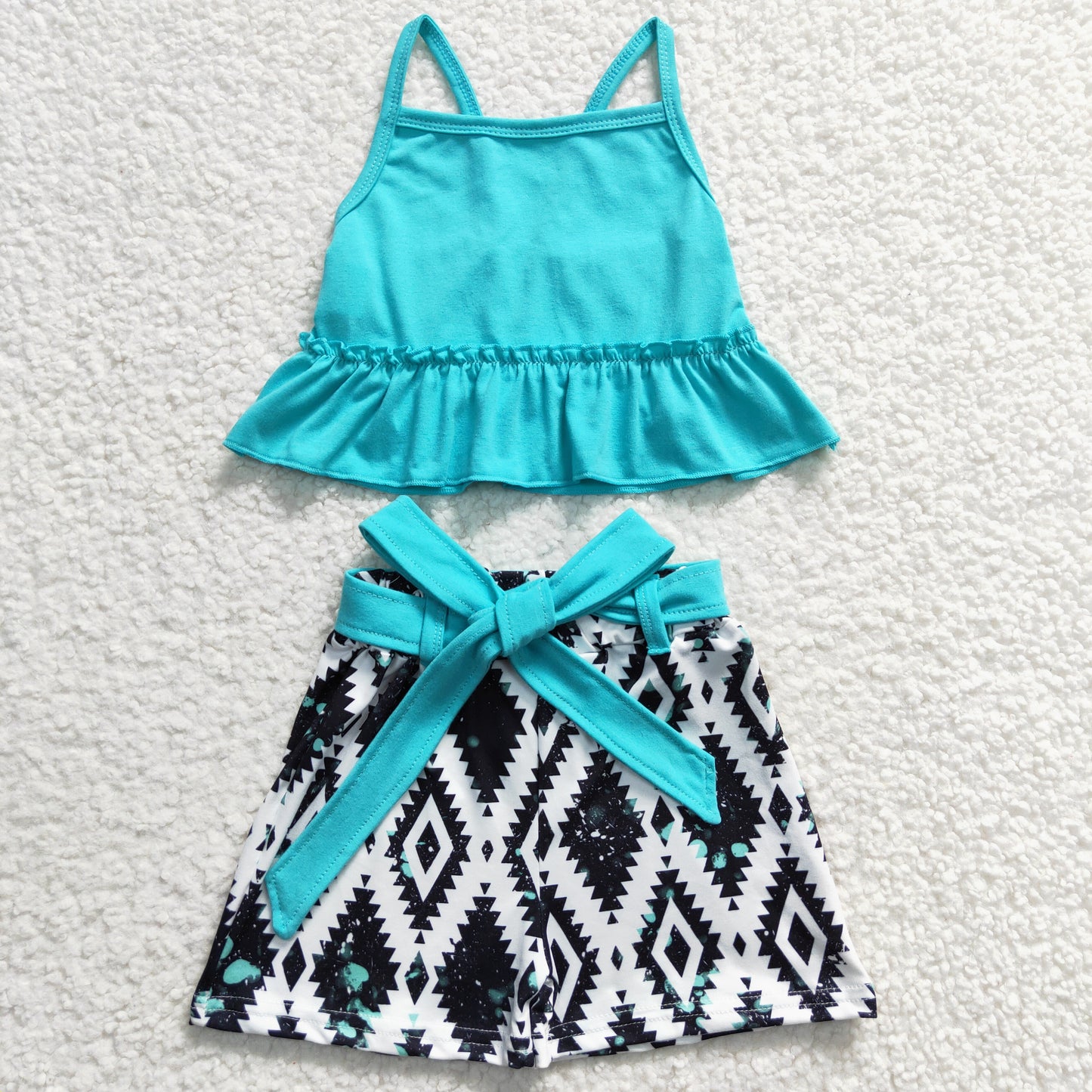 Blue Girls Summer Set