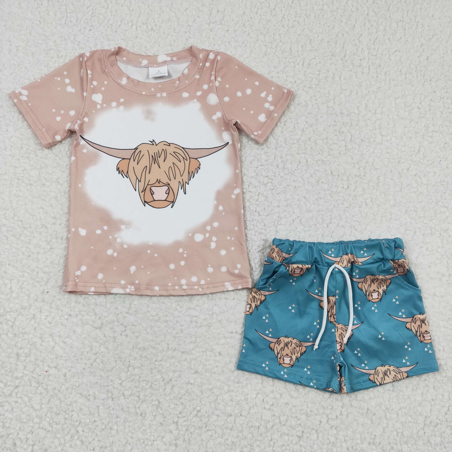 Cow Summer Boy Set