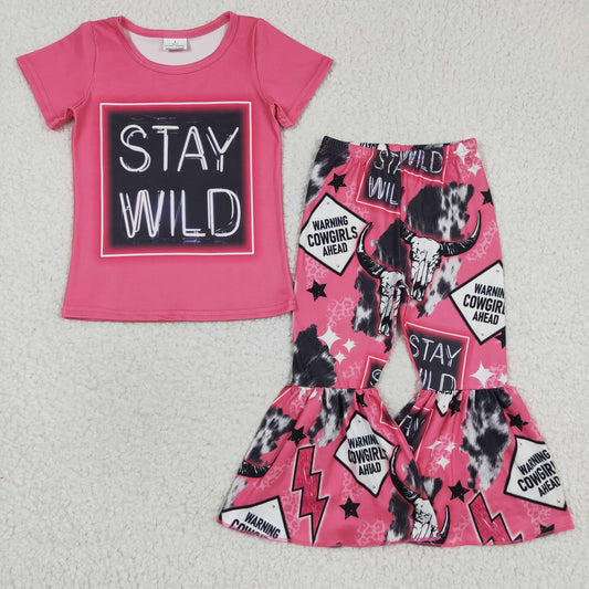STAY WILD Girls Pant Set