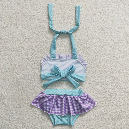 Cartoon 2pc girls summer Swimsuit