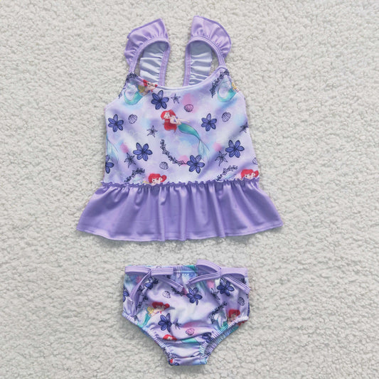 Mermaid 2pc girls summer Swimsuit