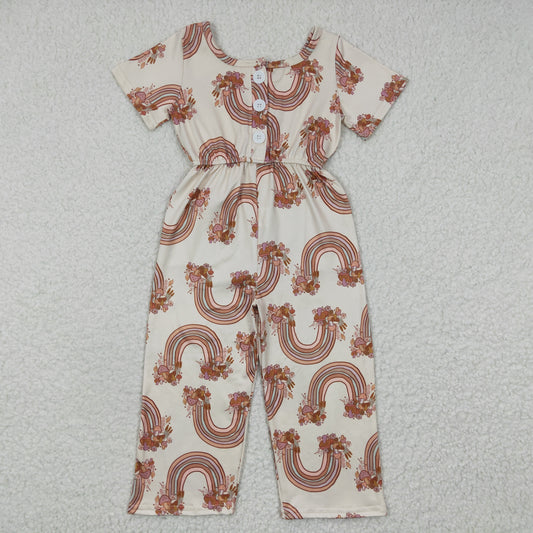 Rainbow Flowers Jumpsuit