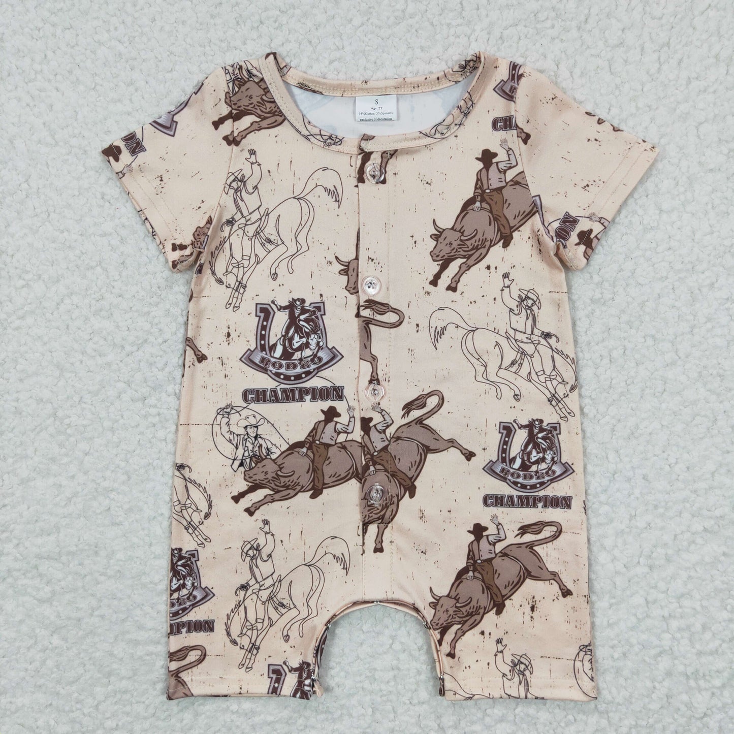 Cowboy Boy Romper