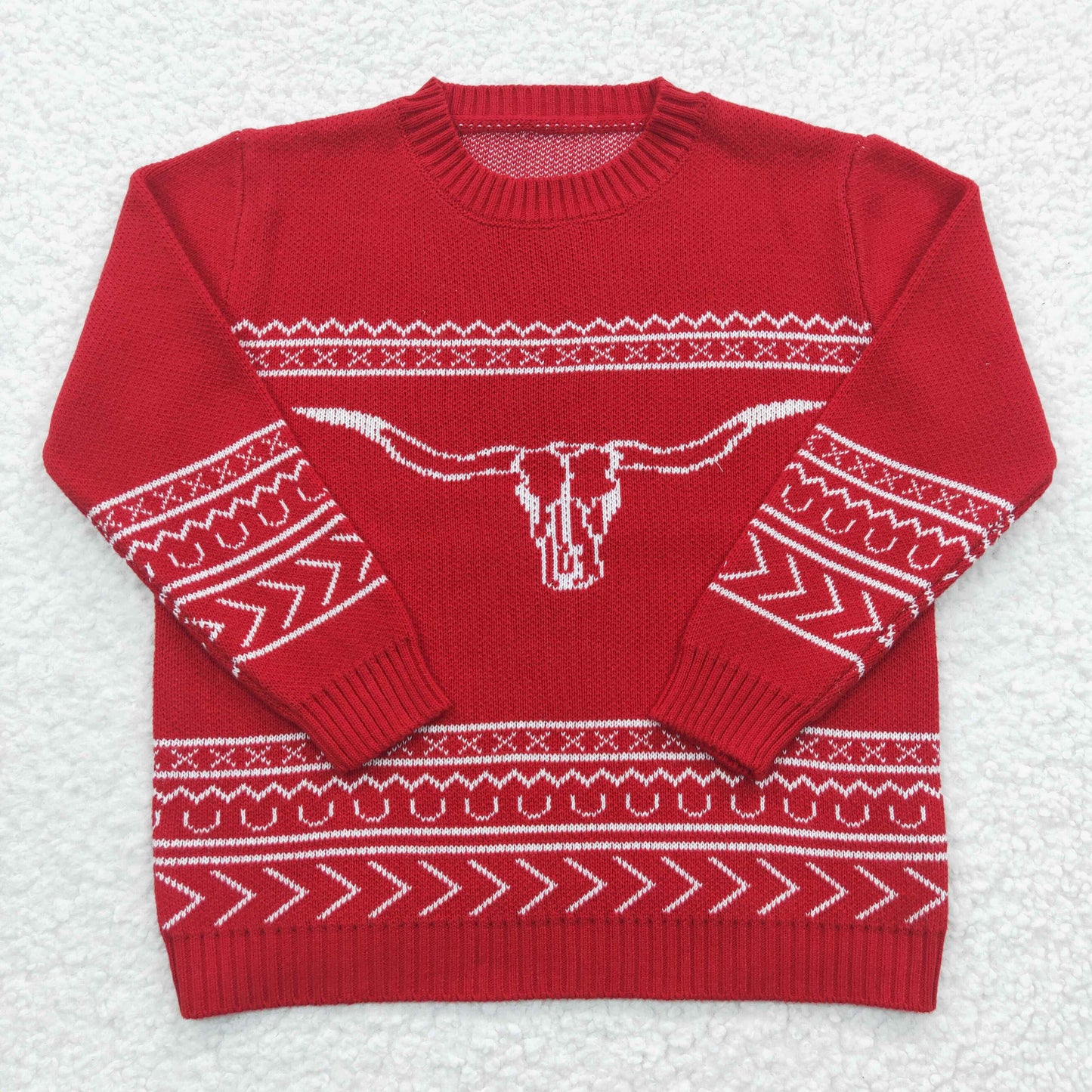 Red Cow Sweater
