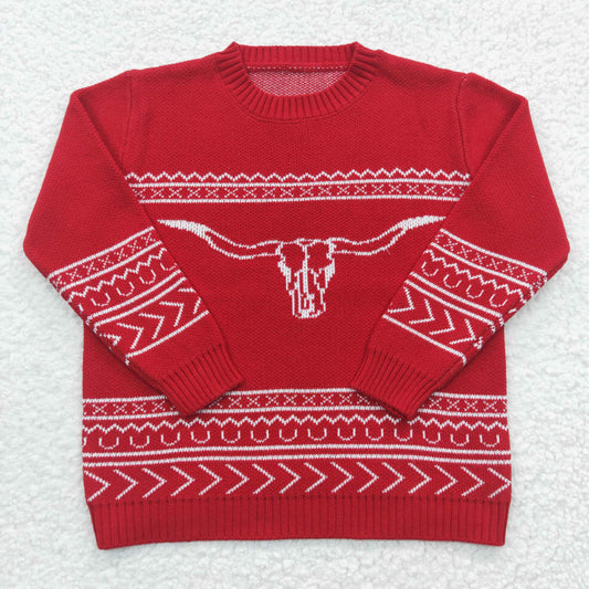 Red Cow Sweater