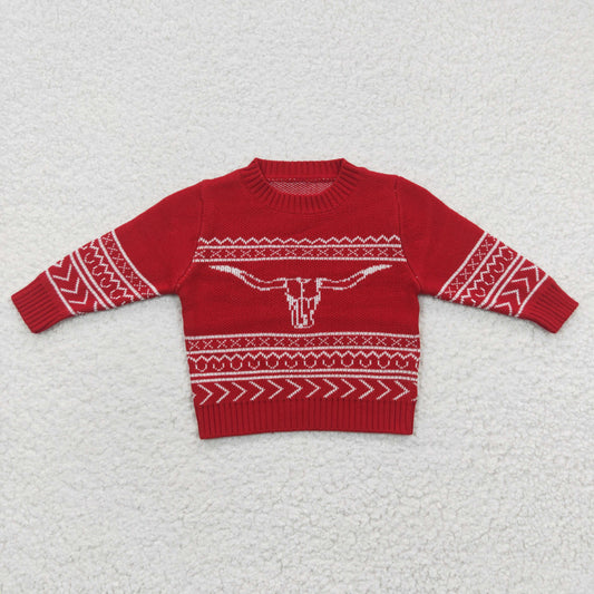 Red Cow Sweater