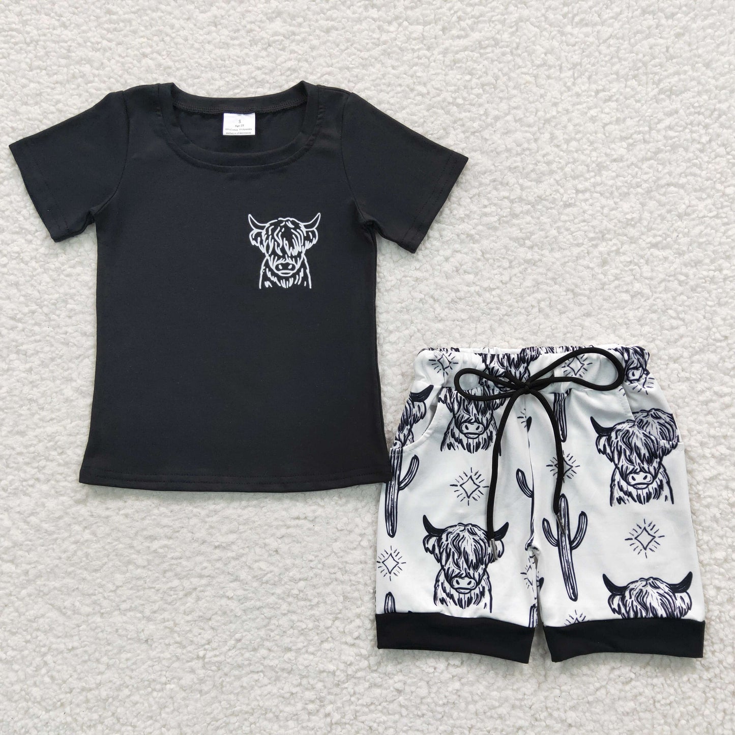 Cow Summer Boy Set