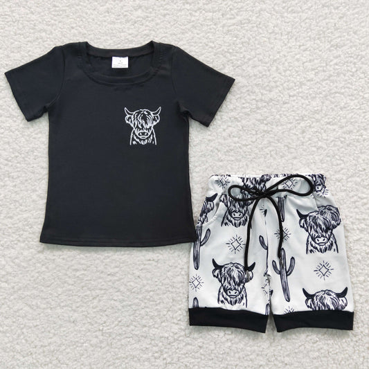 Cow Summer Boy Set