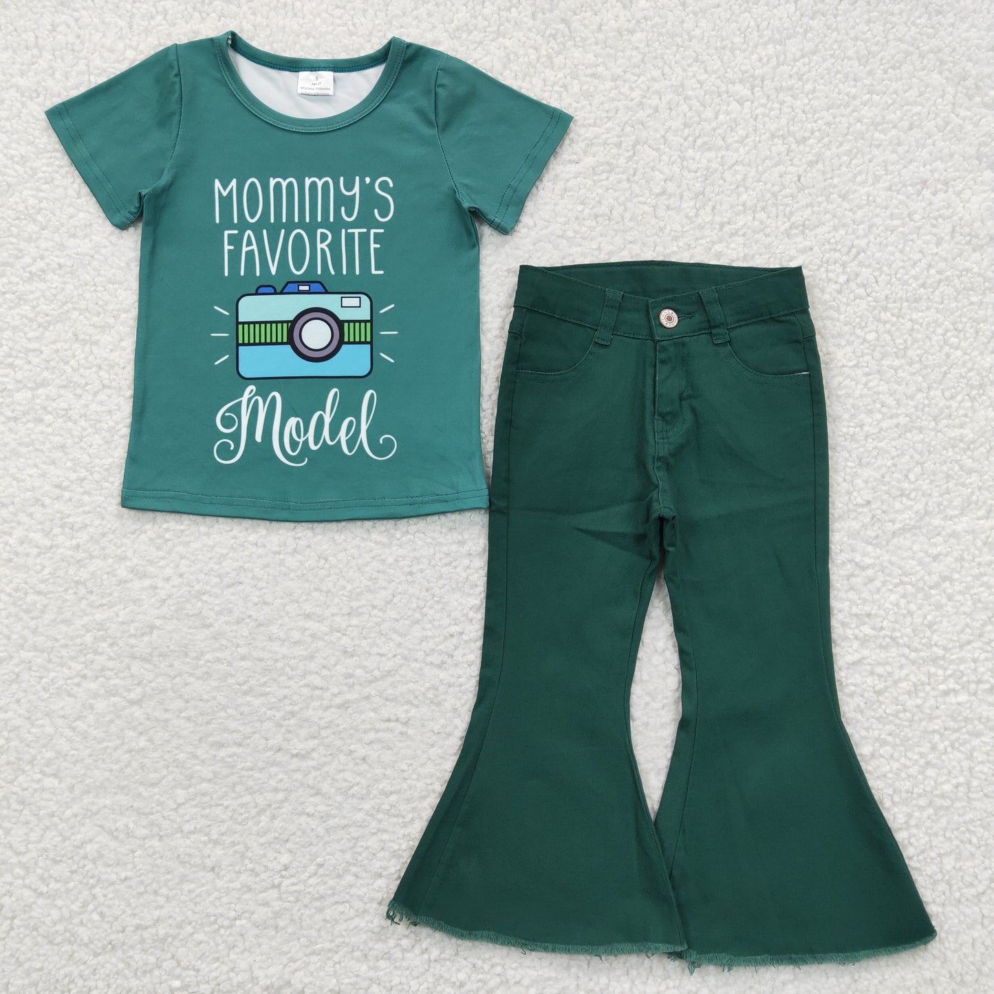 Mommy'S fAVORITE MODEL Shirt+jeans