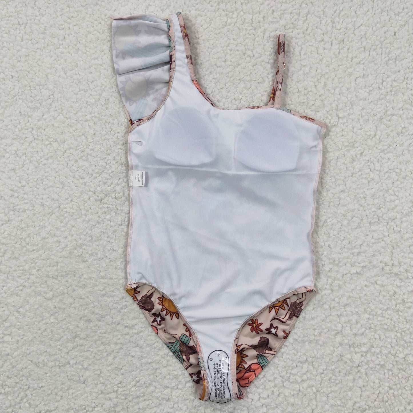 Western Cactus Cow Girls Summer Swimsuit