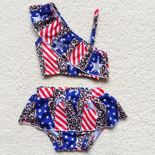 July Of 4th Leopard 2pc Swimsuit