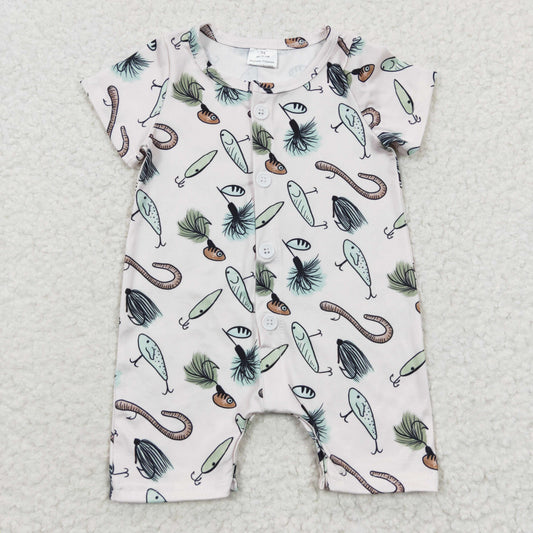 Go Fish Boy romper
