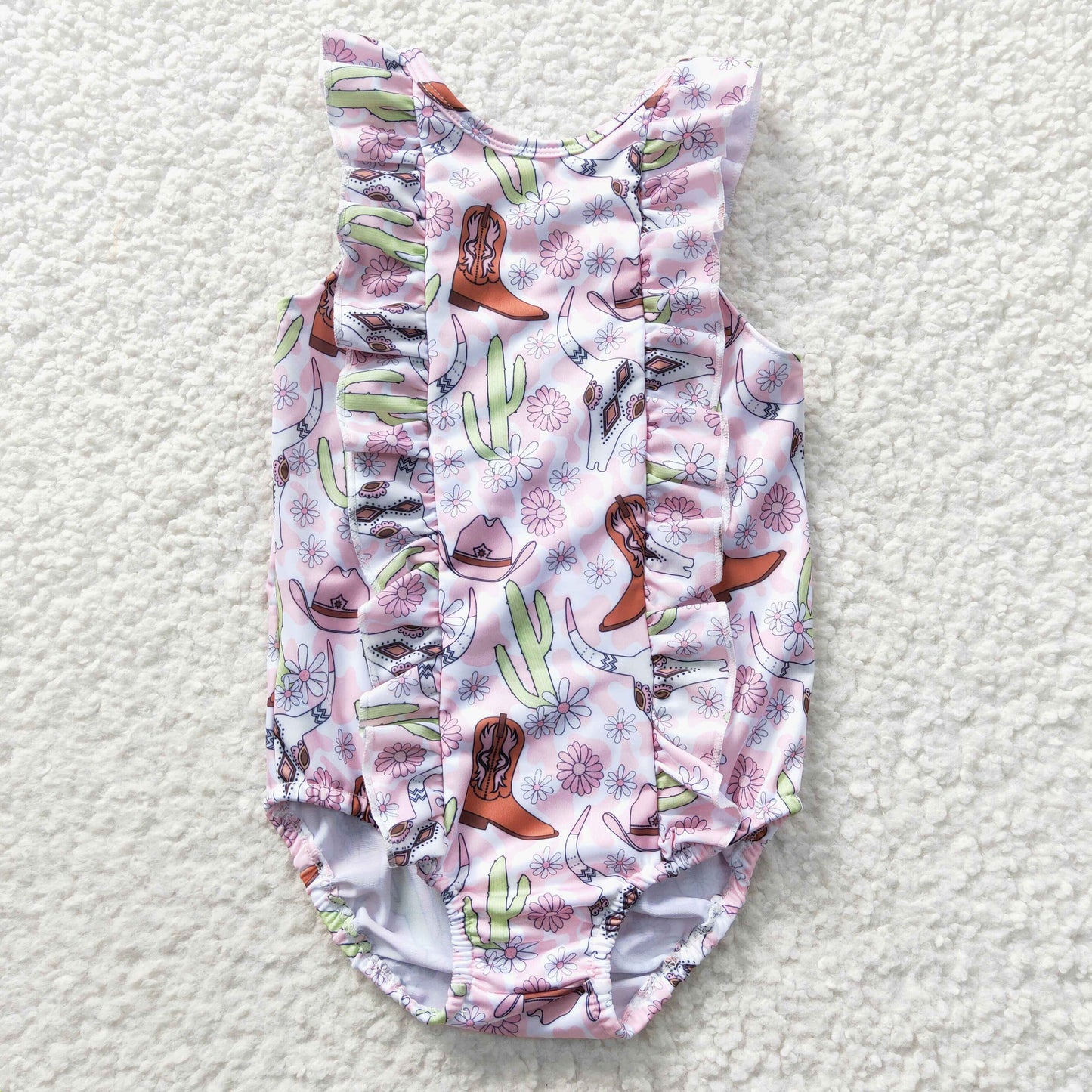 Cactus Boots Hat Swimsuit