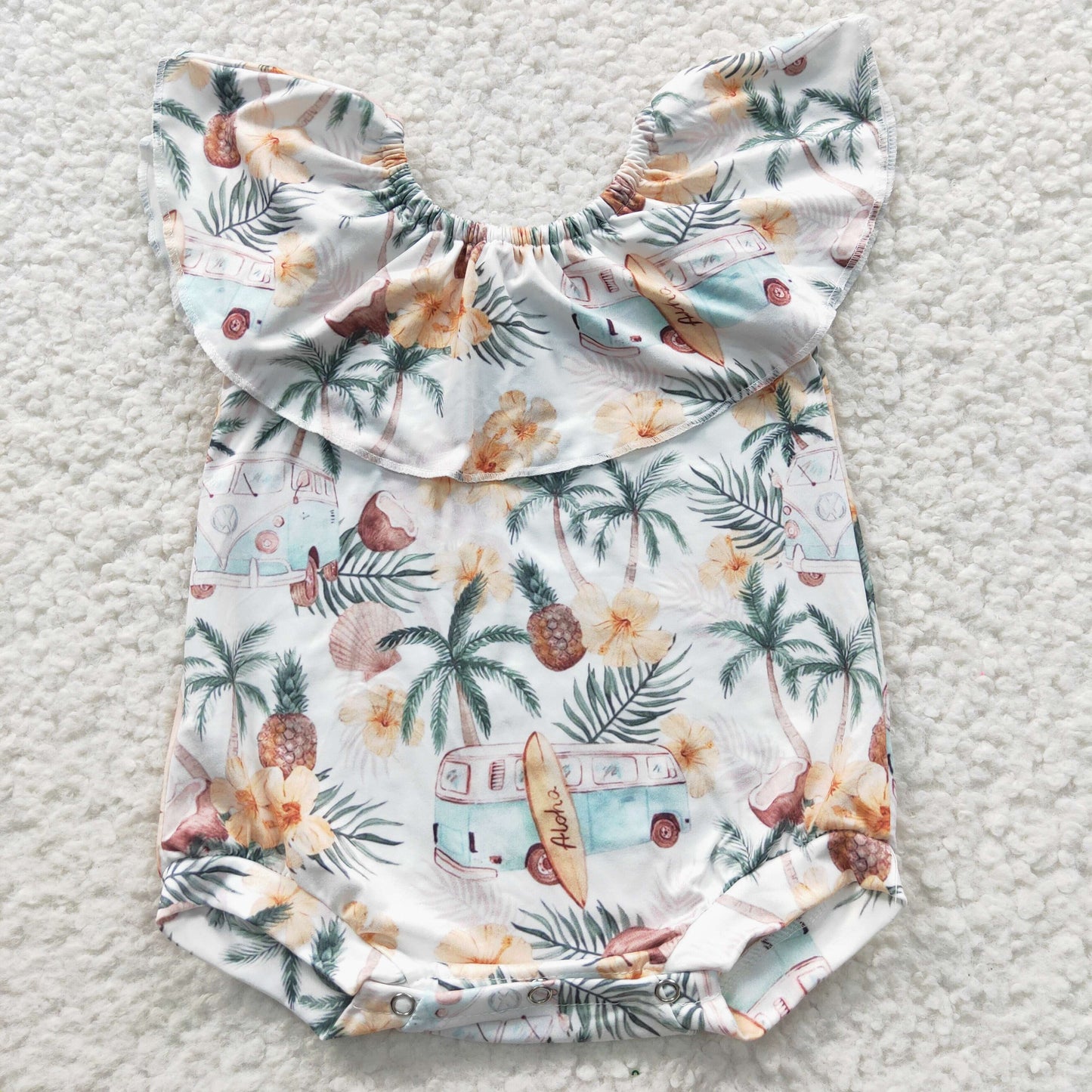 Pineapple Print Baby Romper