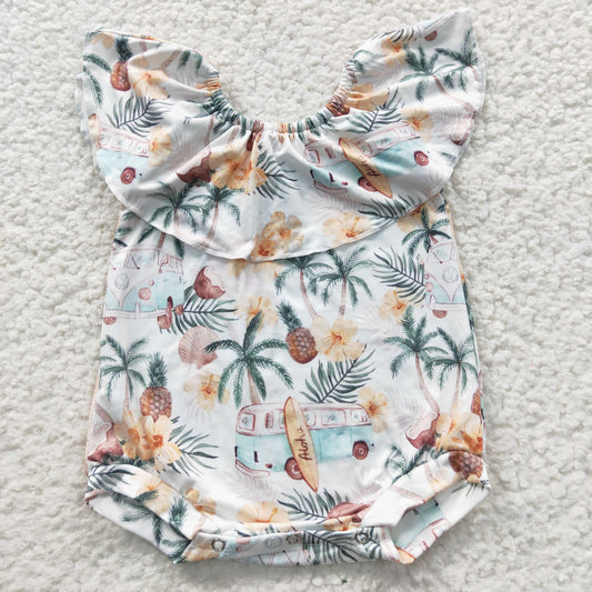 Pineapple Print Baby Romper