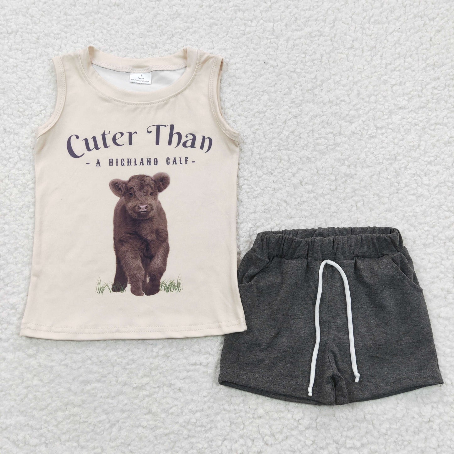 Cuter Than Cow Summer Boy Set