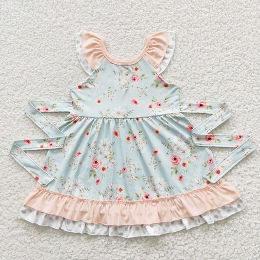 Flower Pink Girls Dress