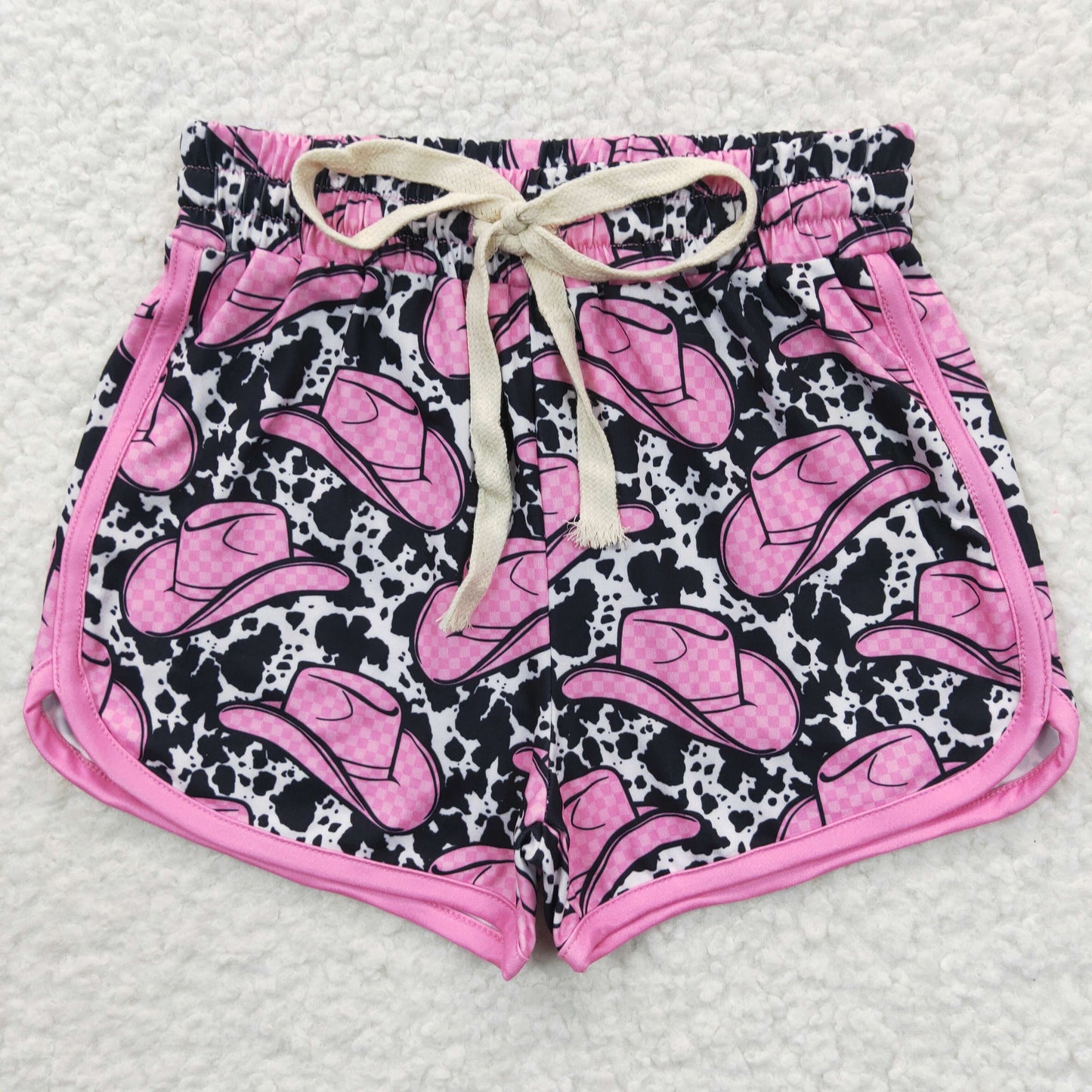 Western Leopard Cow Shorts