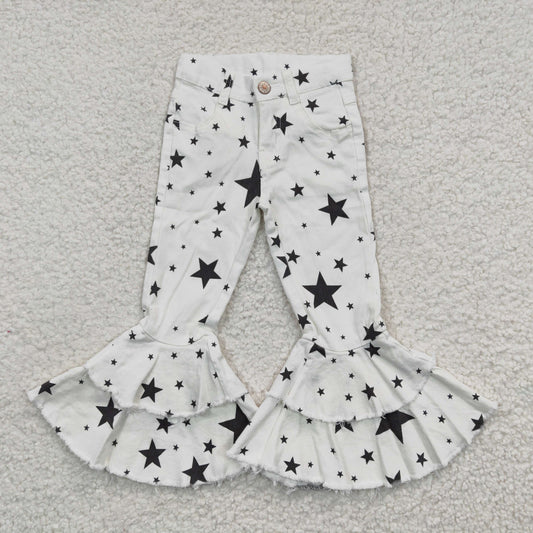 White stars bottom Jeans