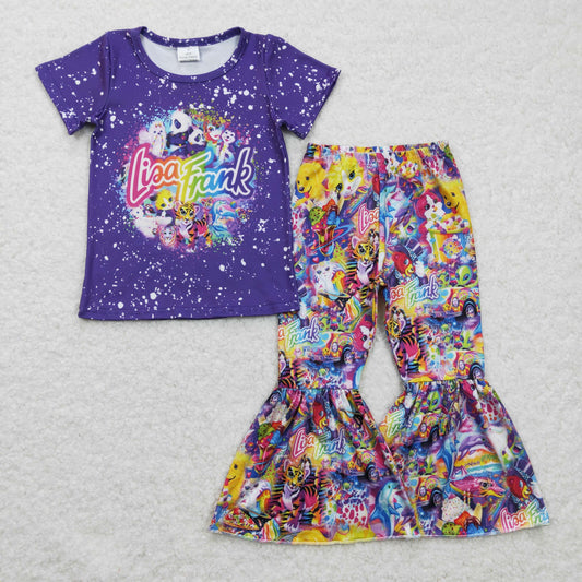 Purple Cartoon Girls Set
