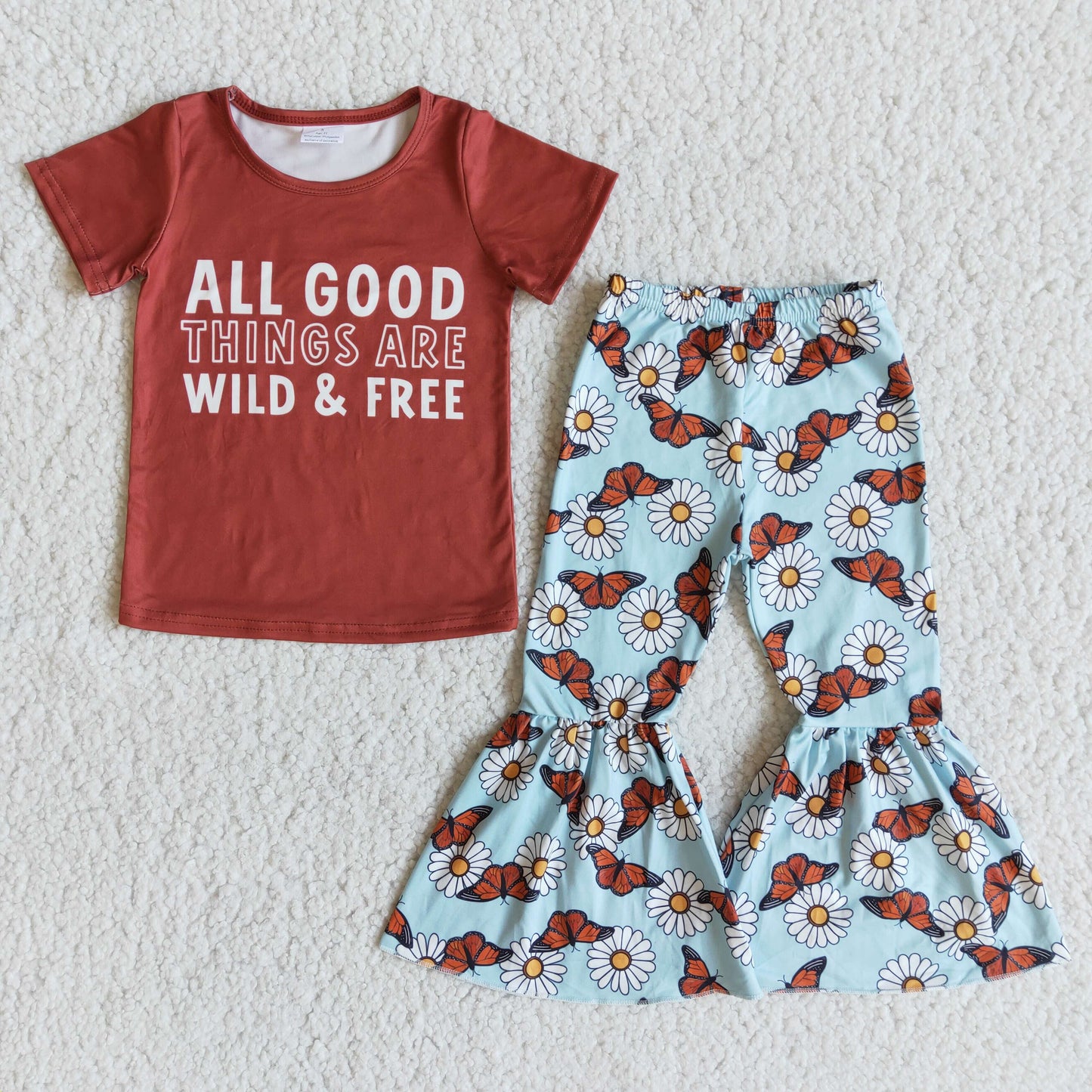 All Good wild &free Boutique girl outfits