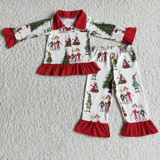 Christmas girl Boutique Pajamas