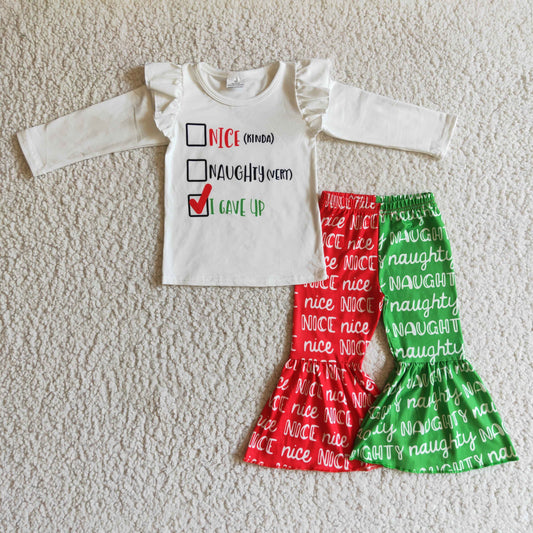 Christmas Long Sleeve Girls Set