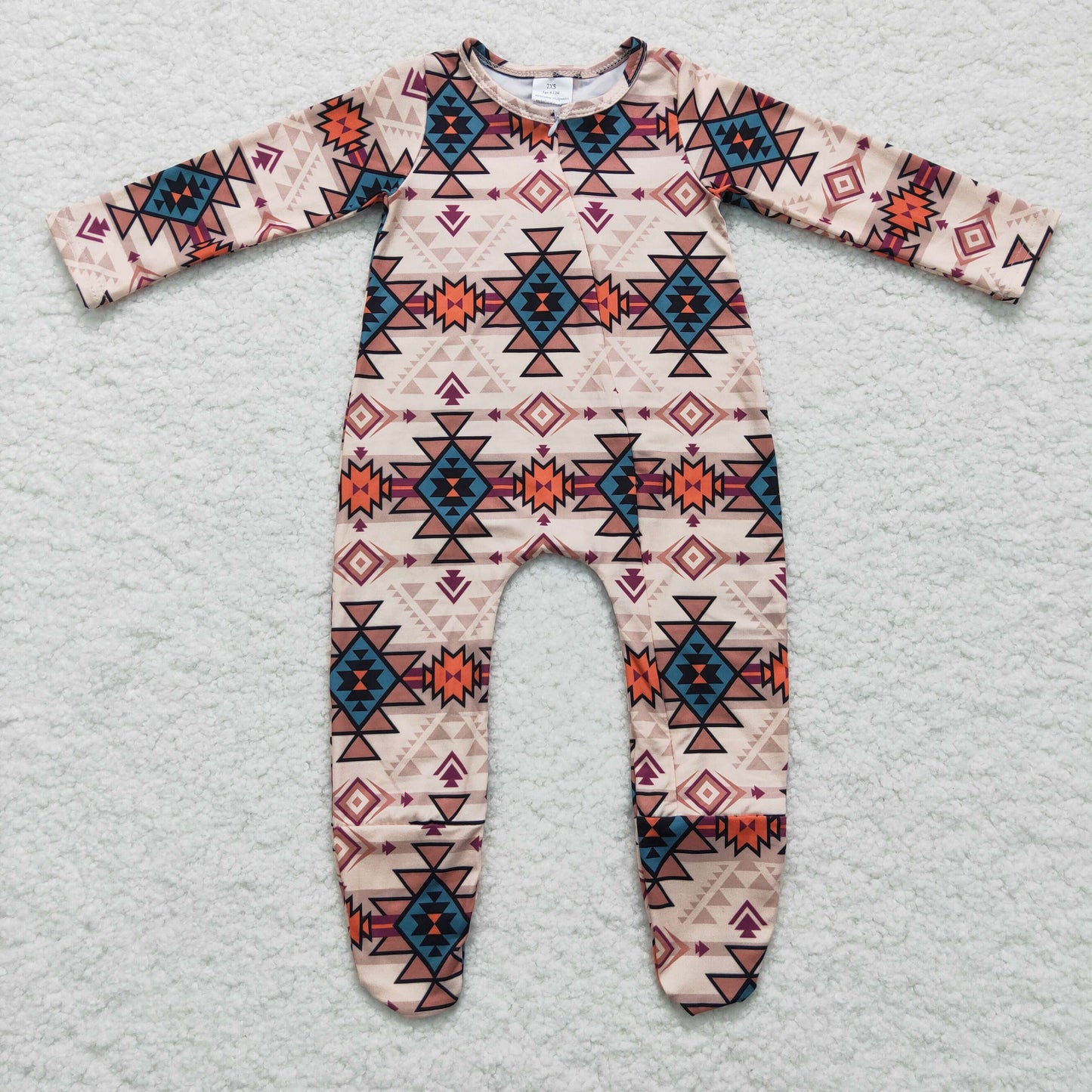 Western Romper With zipper