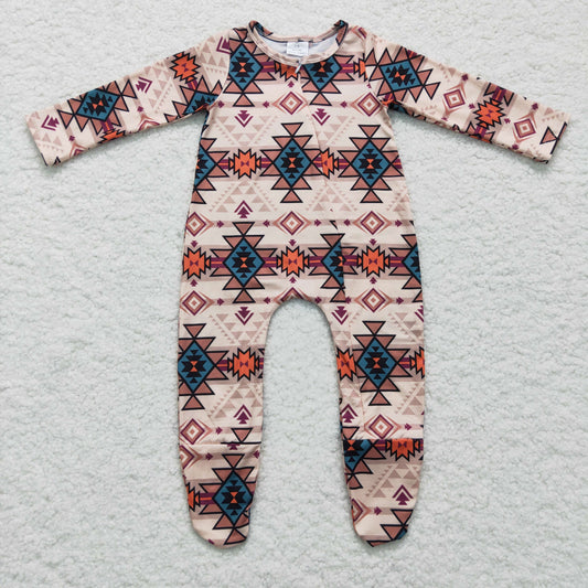 Western Romper With zipper
