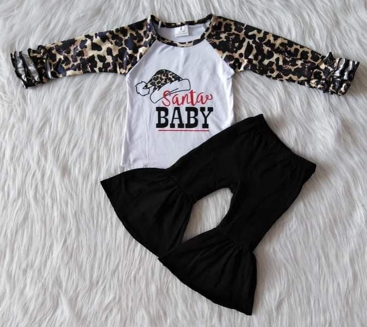 Hats Christmas Leopard girls outfits