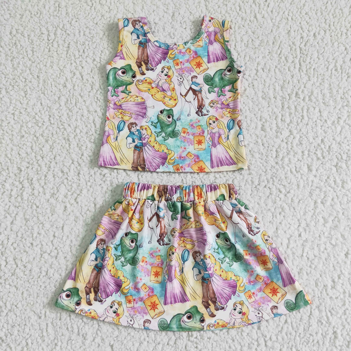 Cartoon Set+ Skirt Summer Set