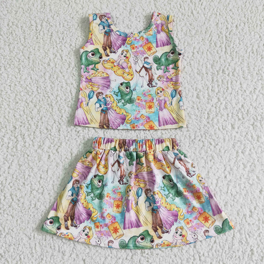 Cartoon Set+ Skirt Summer Set
