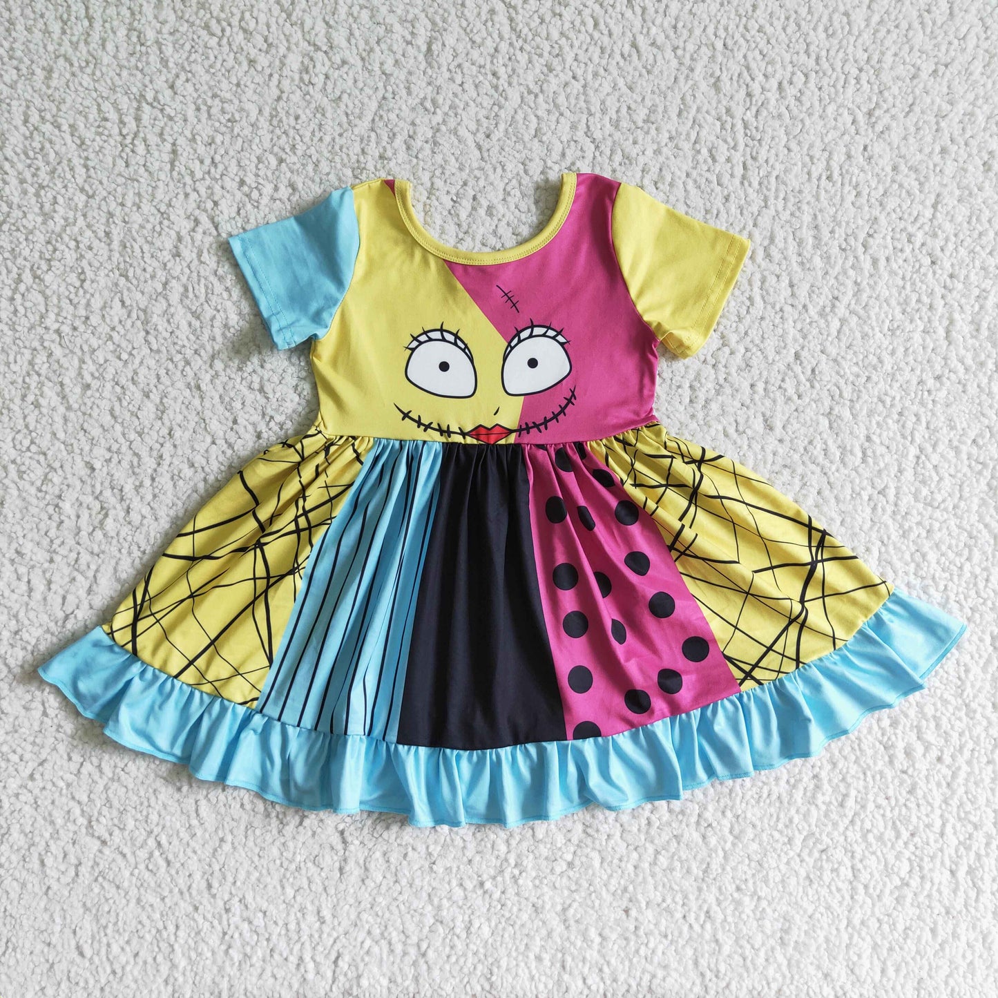 Halloween Cartoon Twirl Dress
