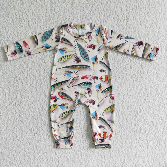 Boy Fish Baby Romper