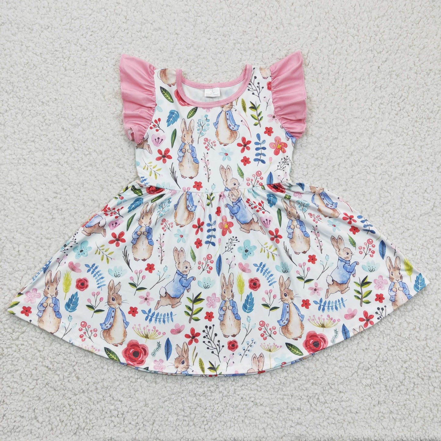 Pink Easter Flowers Dress