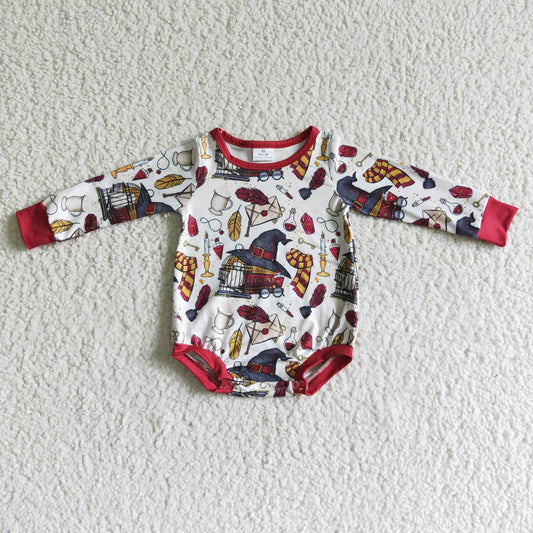 Cartoon long sleeves romper