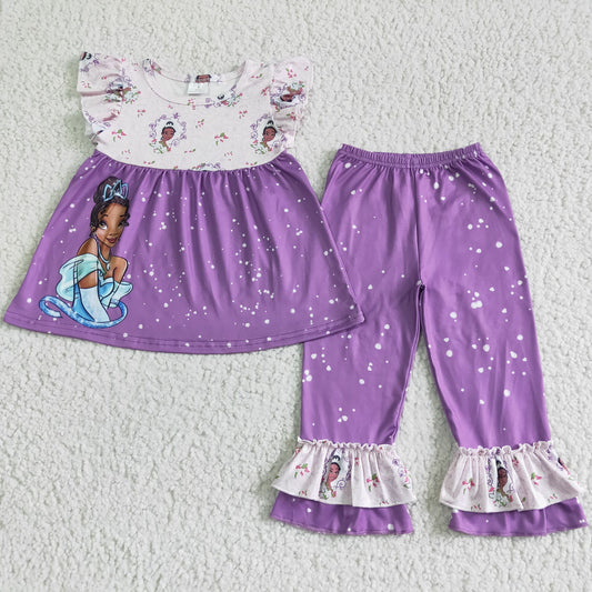 Purple Cartoon girl outfits