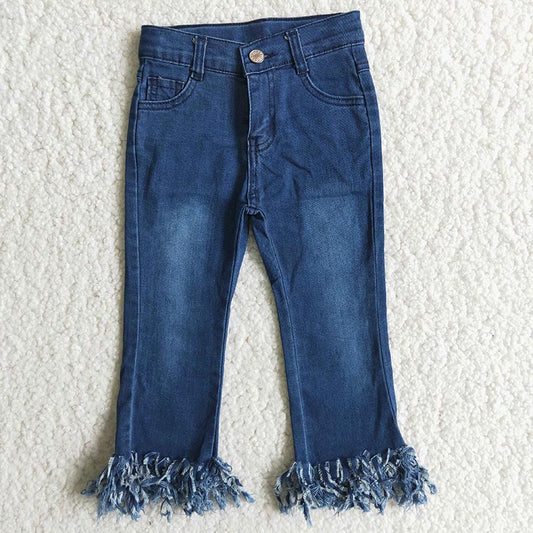blue jeans Distressed Pants