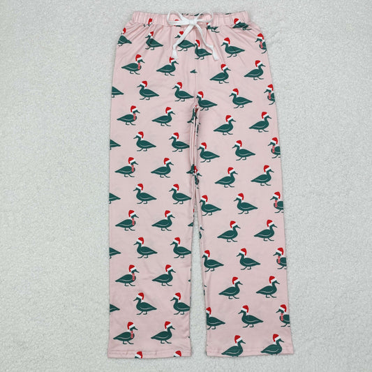 Adult Christmas Pink duck Pants for women