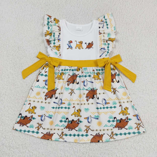 yellow cartoon Girls dress