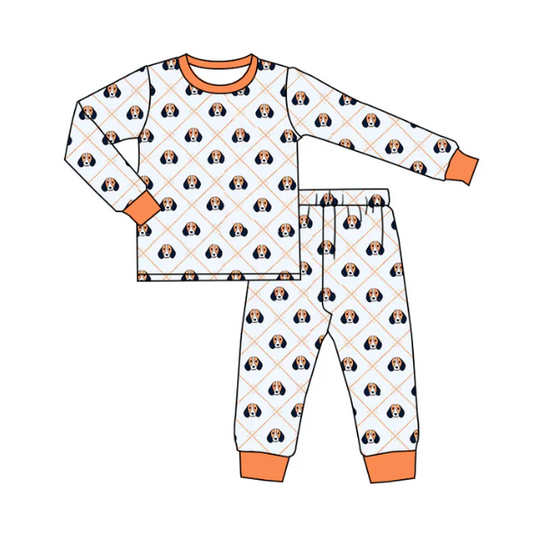 pre-order team print Long Sleeve Girls Pajamas （split 5.3)