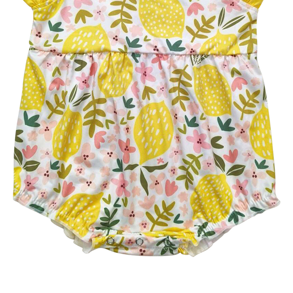 lemon print Baby Romper