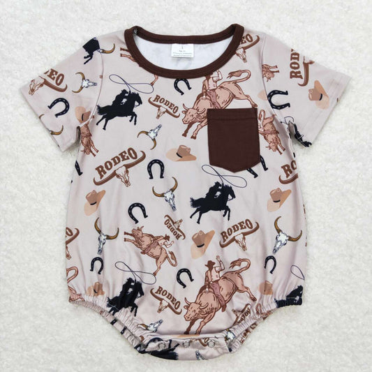 Western cowboy’s Baby Romper