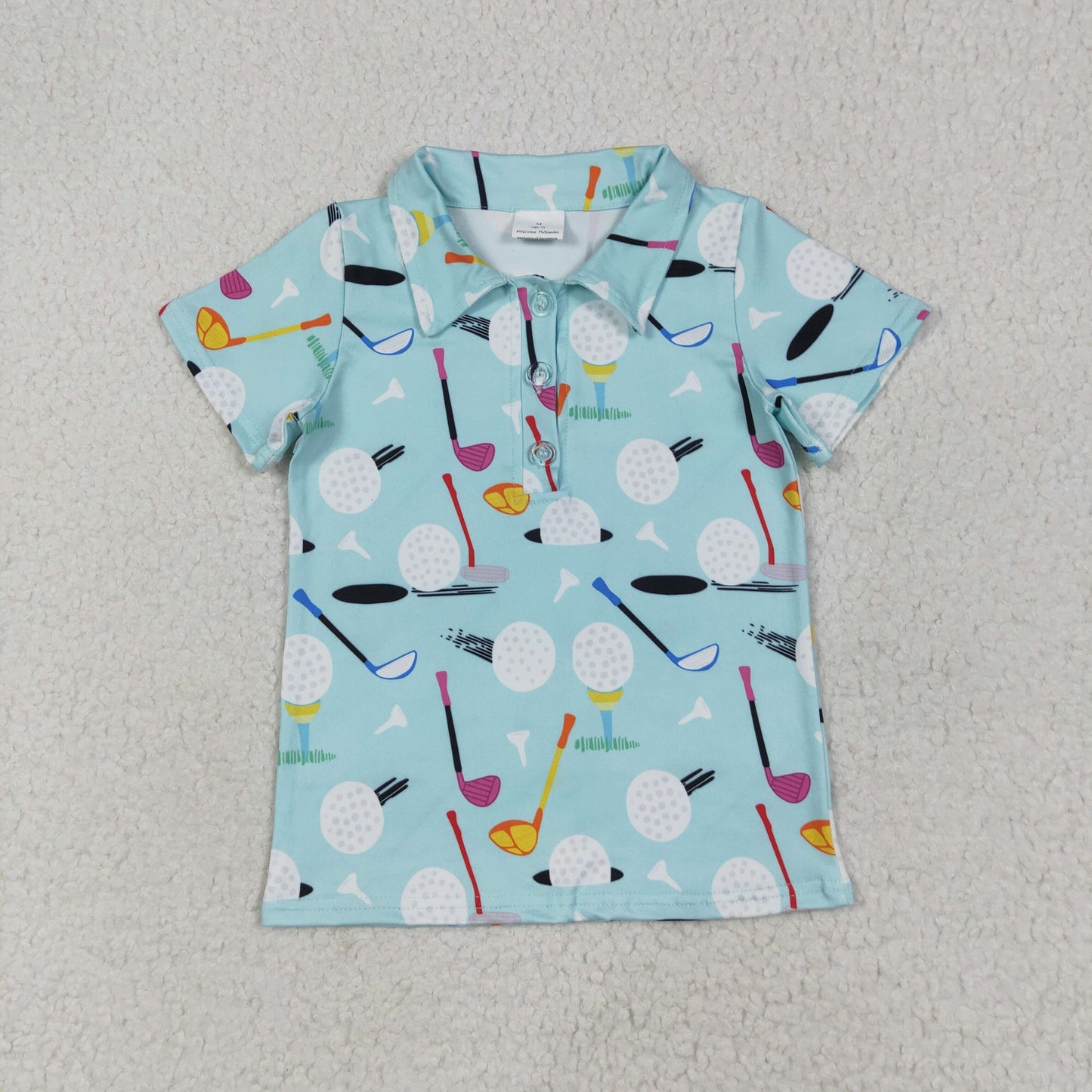 Blue Green golf Short Sleeve Shirt BT1234