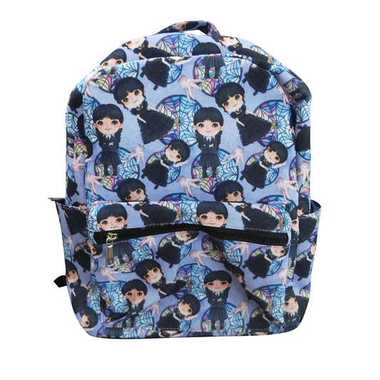 Blue Cartoon Print BACKPACK