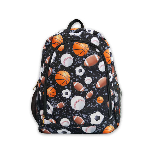 Basketball Football Baseball Print BACKPACK