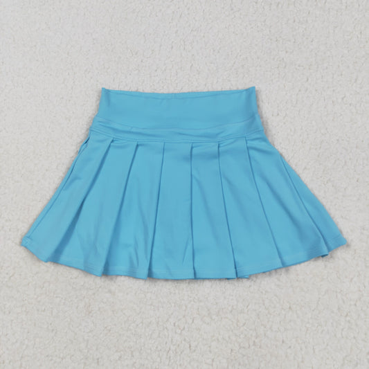 Sky Blue solid Kids yoga Short GLK0082