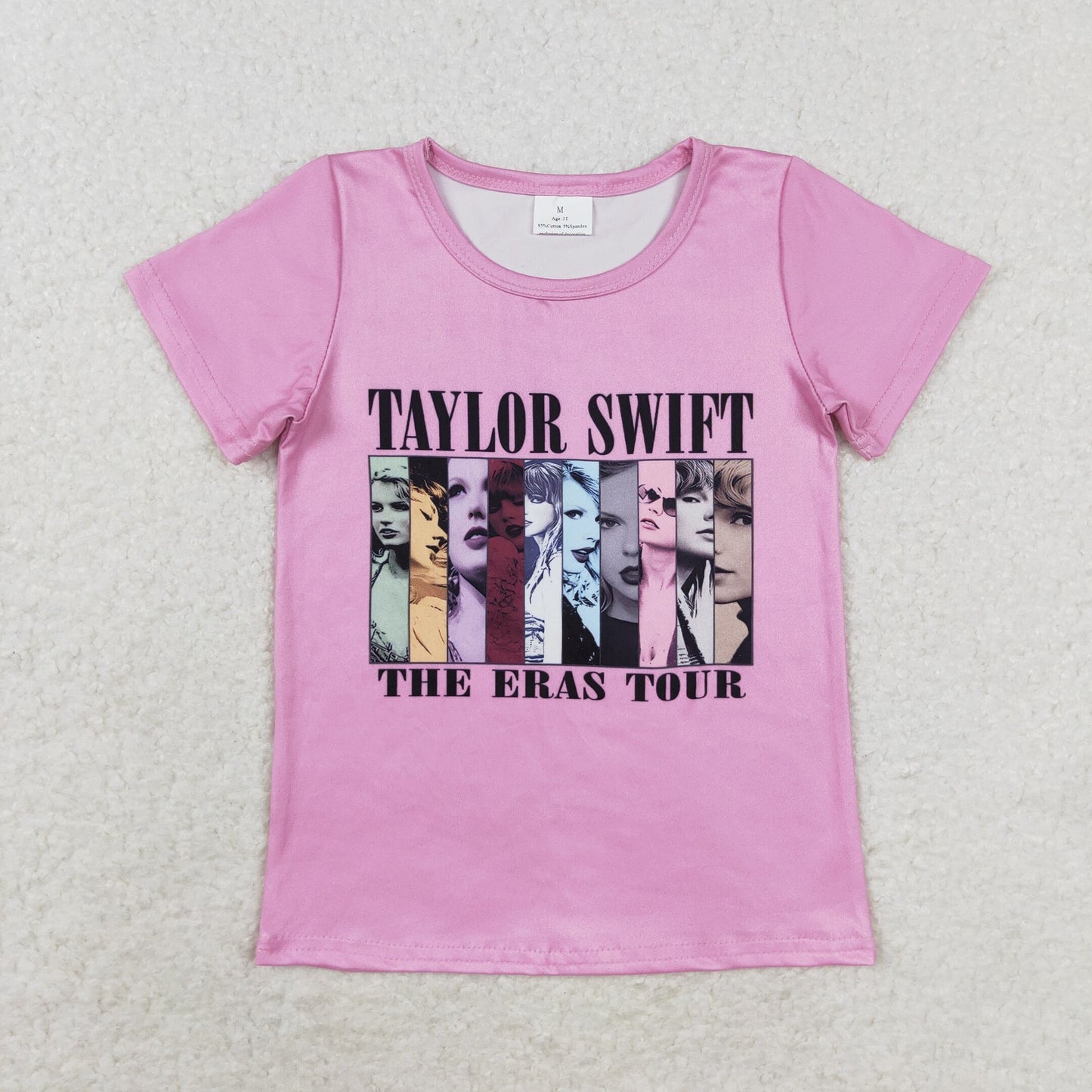 Hot pink Print Short Sleeve Shirt