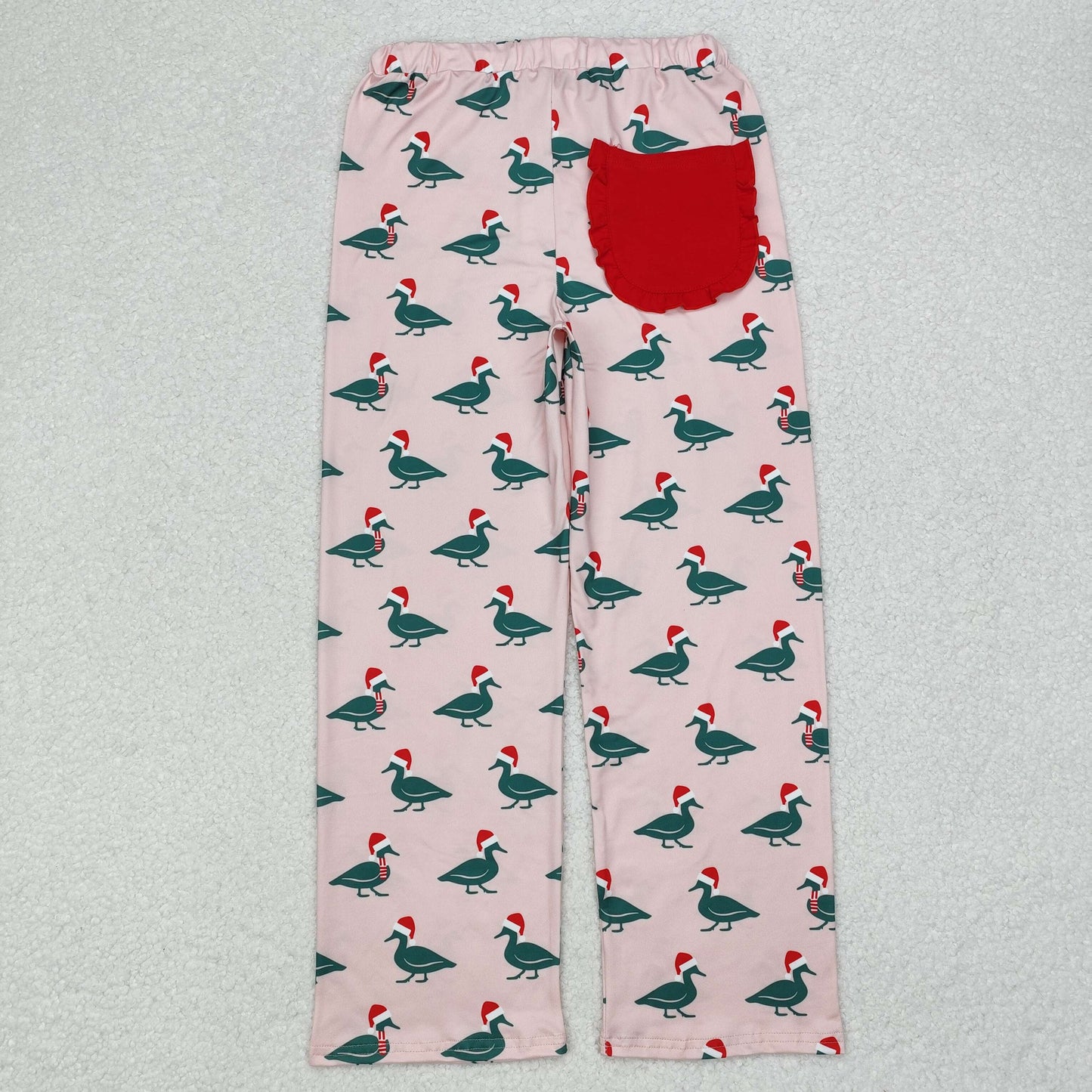 Adult Christmas Pink duck Pants for women